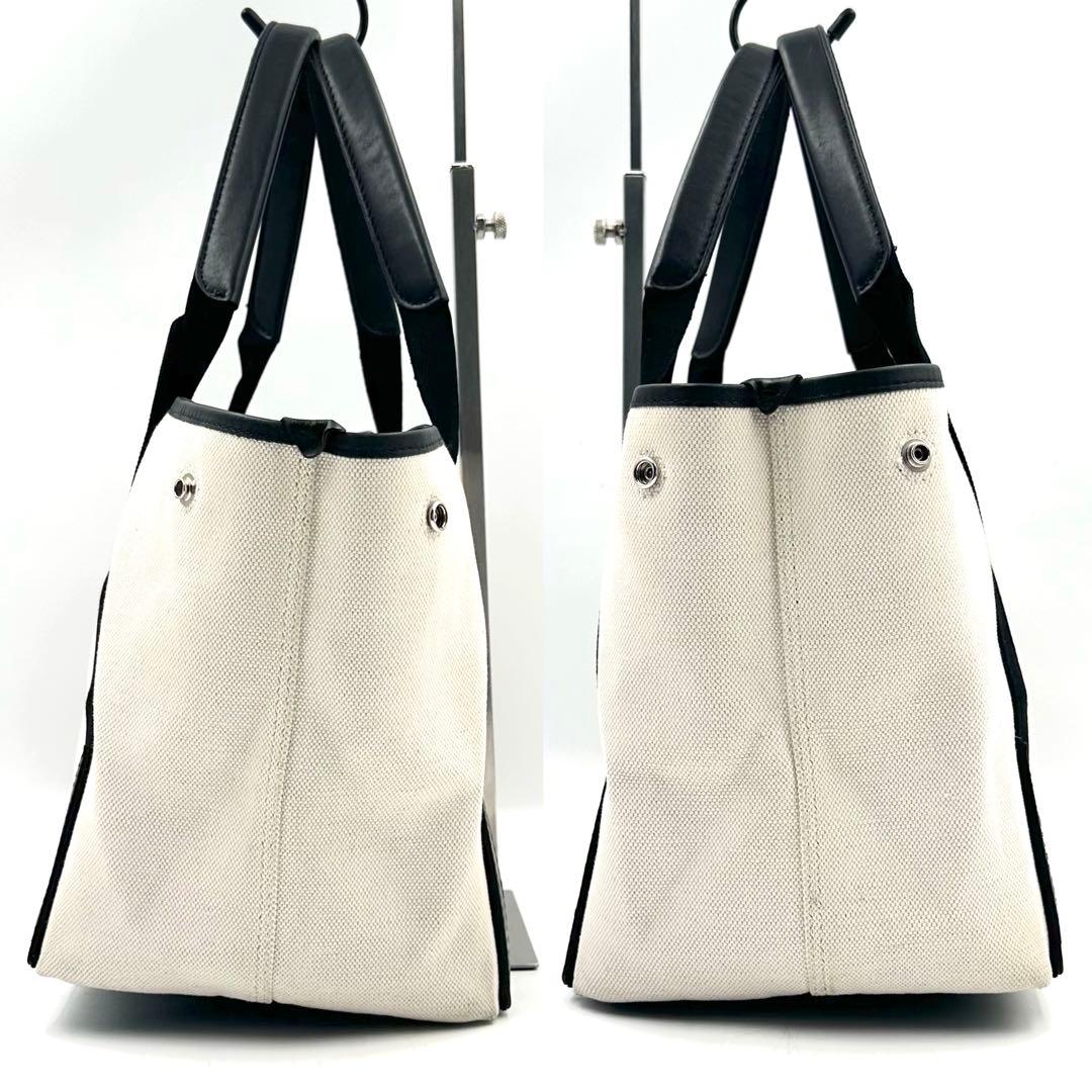 《美品》BALENCIAGA ネイビーカバスS ハンドバッグ ポーチ付