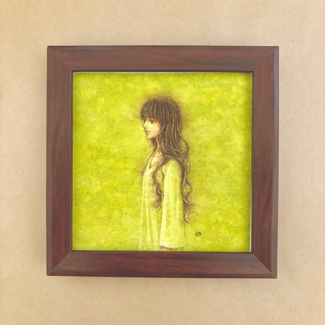 『ひだまり』（手描きイラスト・オリジナル・絵画・水彩画・人物画・原画）