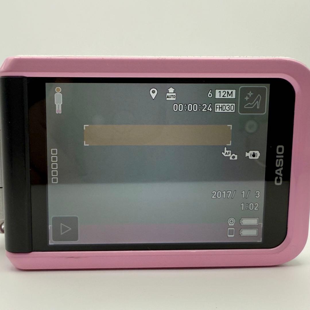 箱付き】CASIO EXILIM EX-FR100L ピンク 分離型カメラ