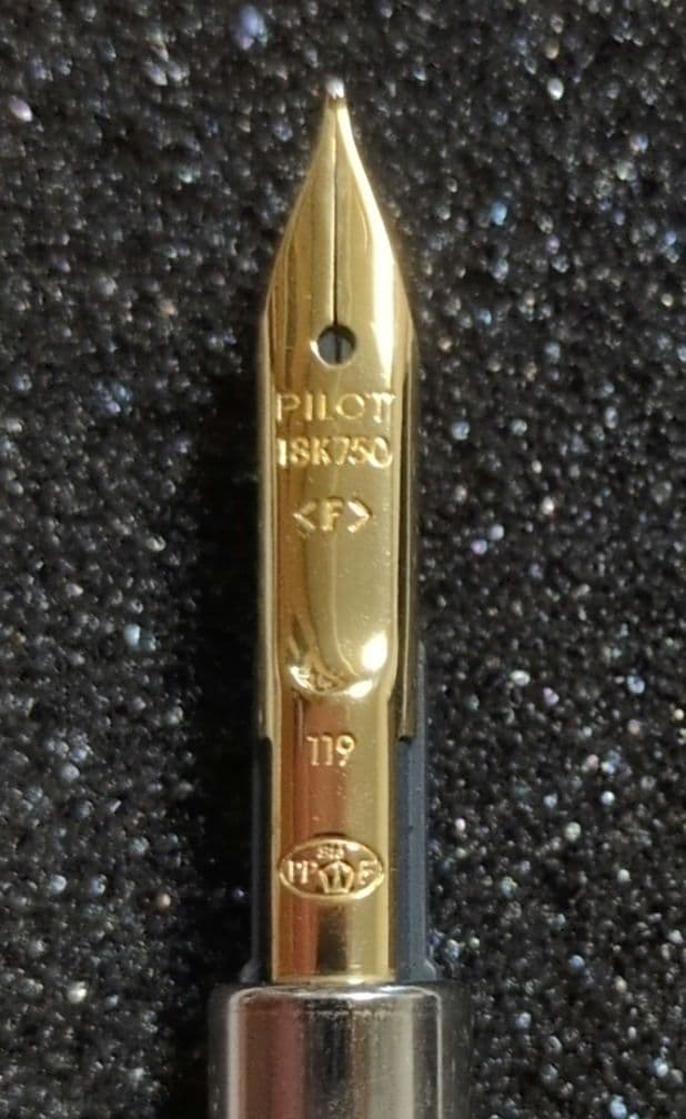 パイロット 株主優待 万年筆 18K 試し書き使用 100周年記念