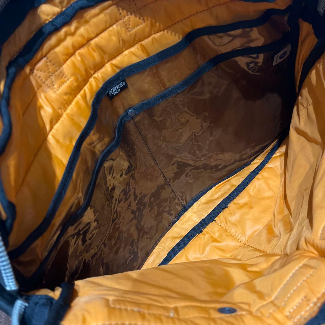 【美品 】PORTER TANKER 2WAYブリーフケース ブラック ナイロン