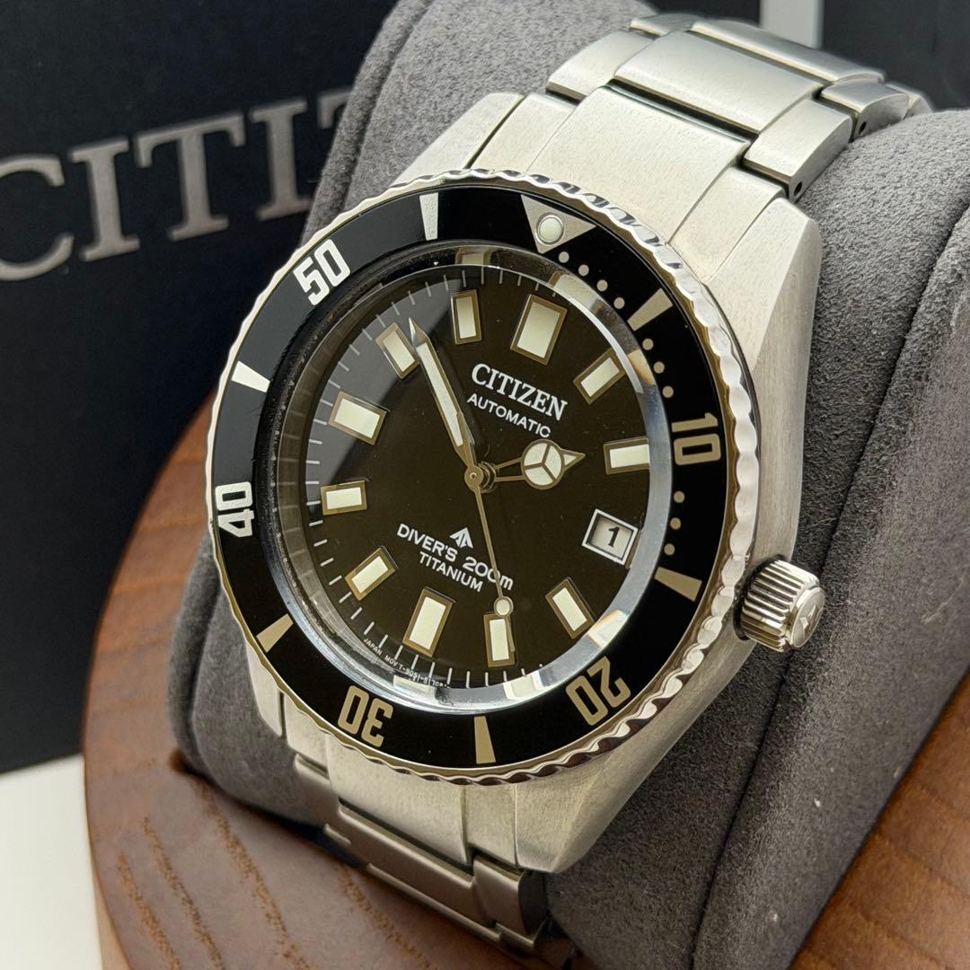 【極美品】シチズン　プロマスター　自動巻　チタンベルト　NB6021-17E