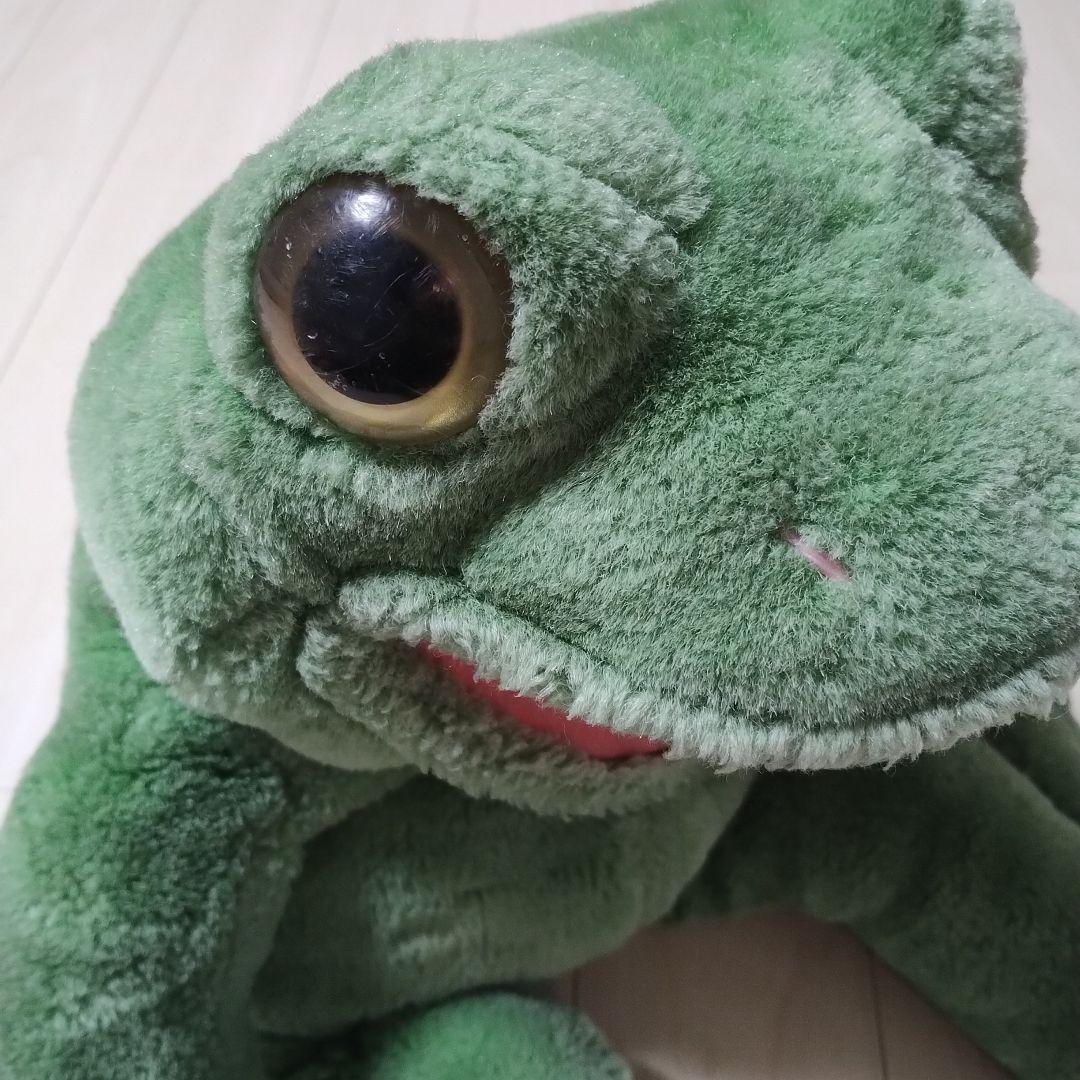 Play Talkin プレイトーキン パペット ぬいぐるみ カエル 黄色タグ