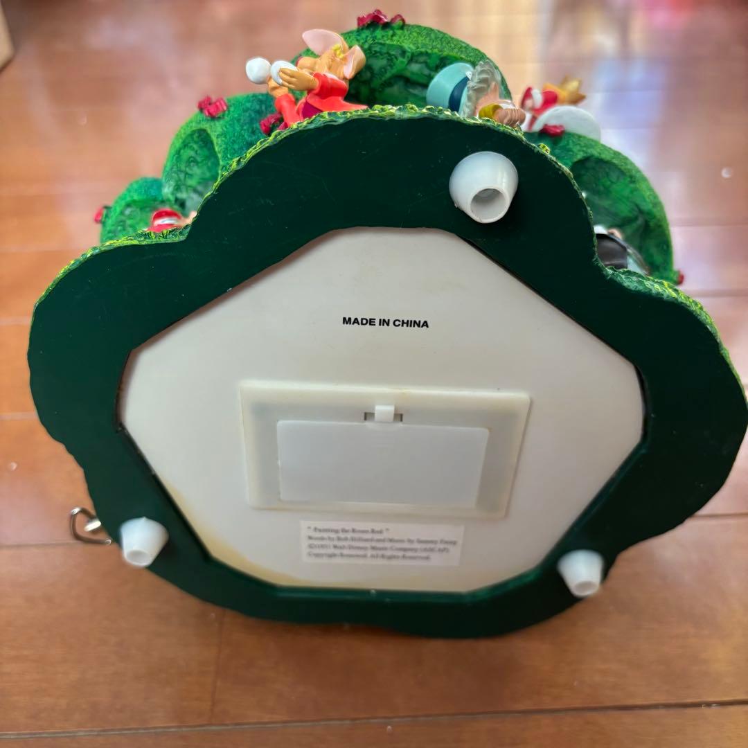 ★希少【新品未開封】不思議の国のアリス オルゴール付き スノーグローブ