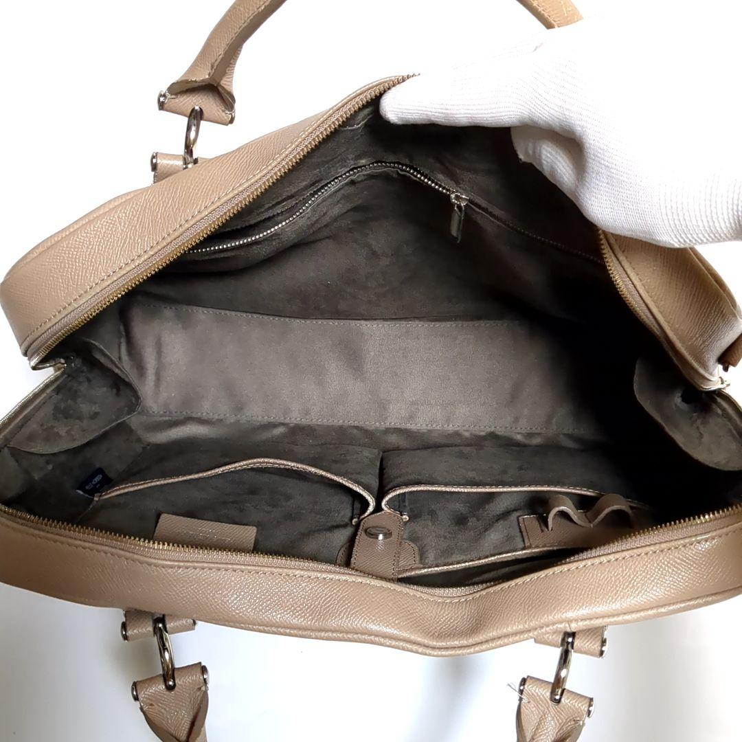 ✨ペッレモルビダ✨DECK9 ビジネスバッグ トープ 2way レザー ロゴ