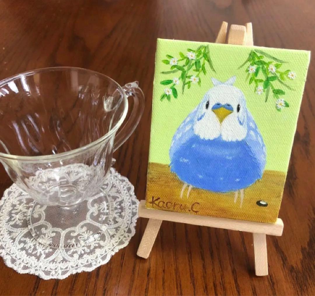 ⭐︎デスク本描き油絵⭐︎模写/F4キャンバス・台付/ゴッホ『糸杉と星の見える道』