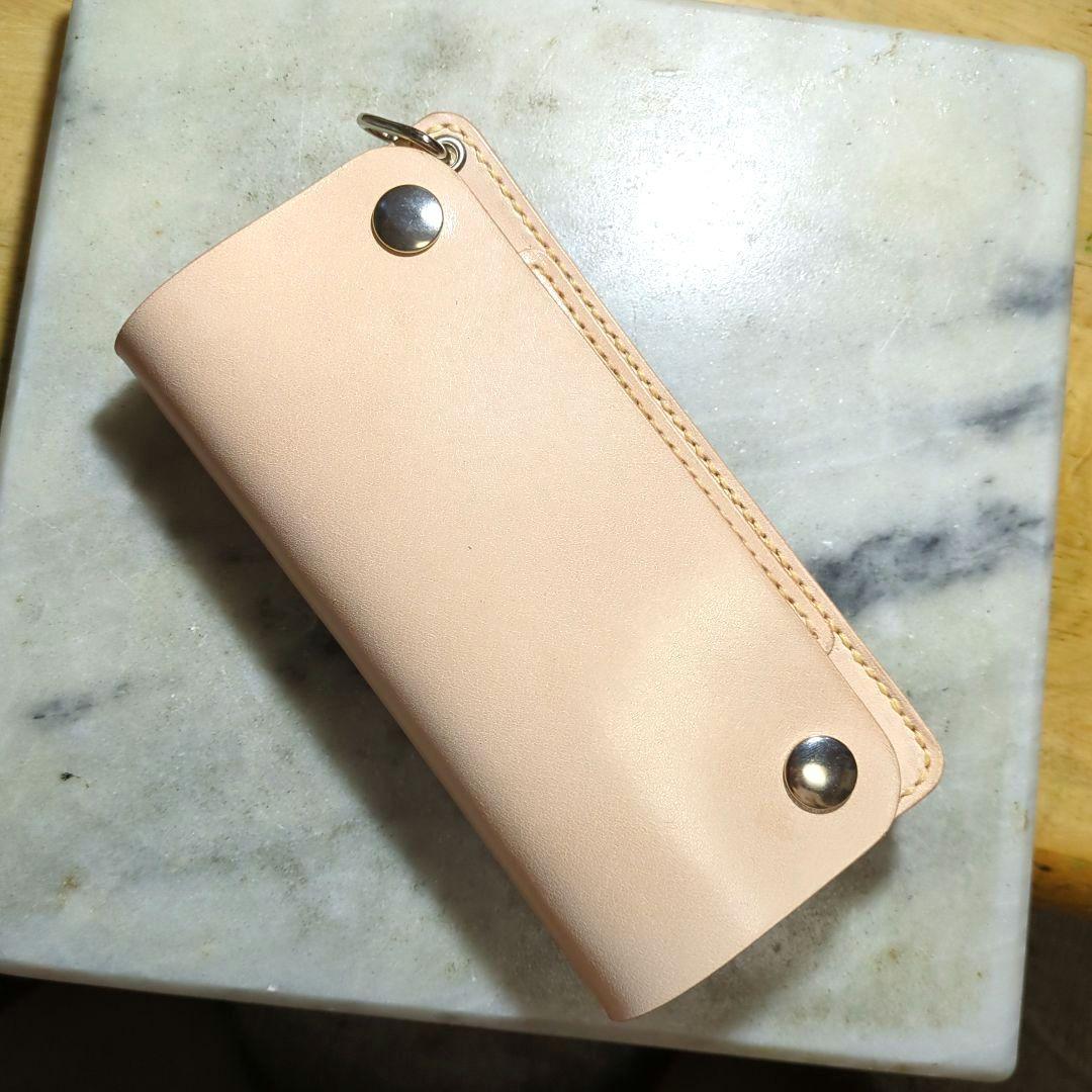 姫路ヌメ革 トラッカーウォレット ハンドメイド ロングウォレット 長財布 新品