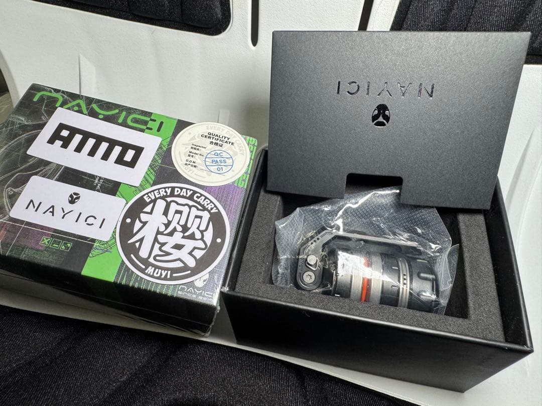 Muyi NAYICI DEMOMANフィジェットトイEDC チタン製