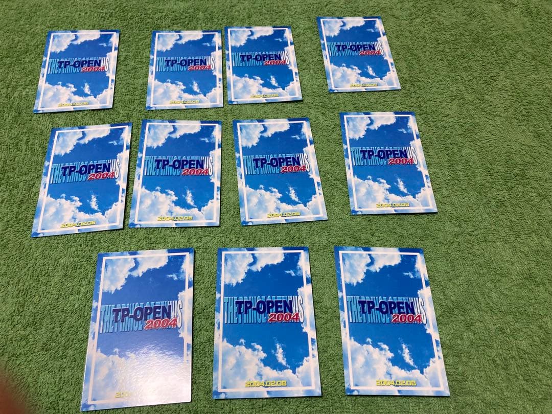 希少　2004 .2.8 テニスの王子様カードセット　非公式なグッツです。