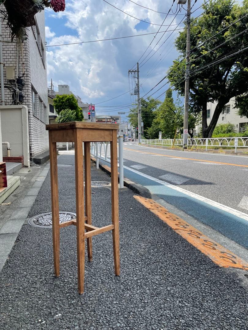 北*陽様 オークションスタート！CASICA購入 木製花台テーブル（アンティーク 北*陽様 オークションスタート！CASICA購入 木製花台テーブル