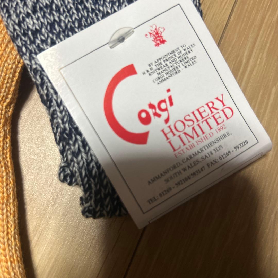 未使用corgi コーギ ソックス 25～28㎝（10 1/2） 4足