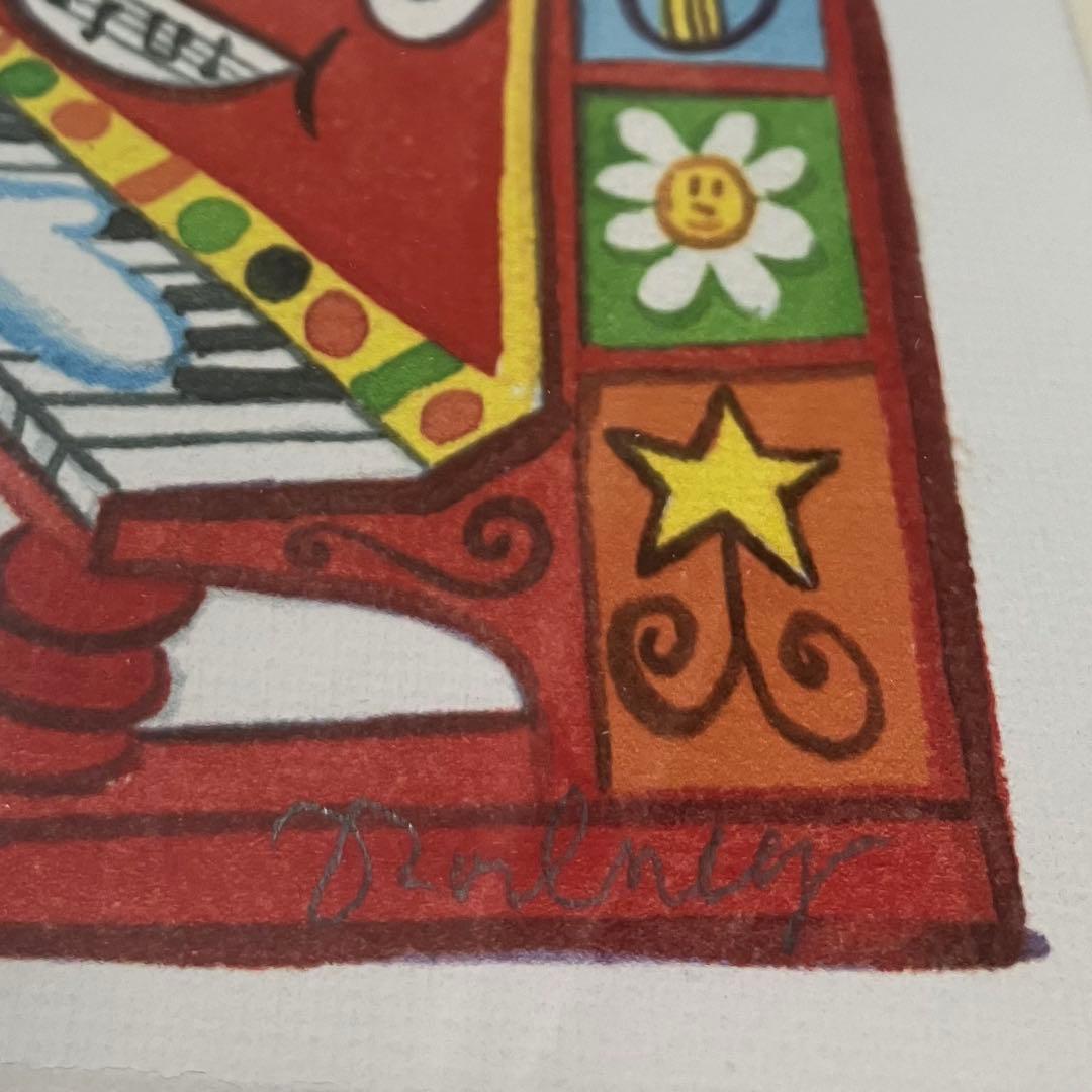 真作 ロドニーグリーンブラット 直筆サイン入り ジクレー版画 サンダー