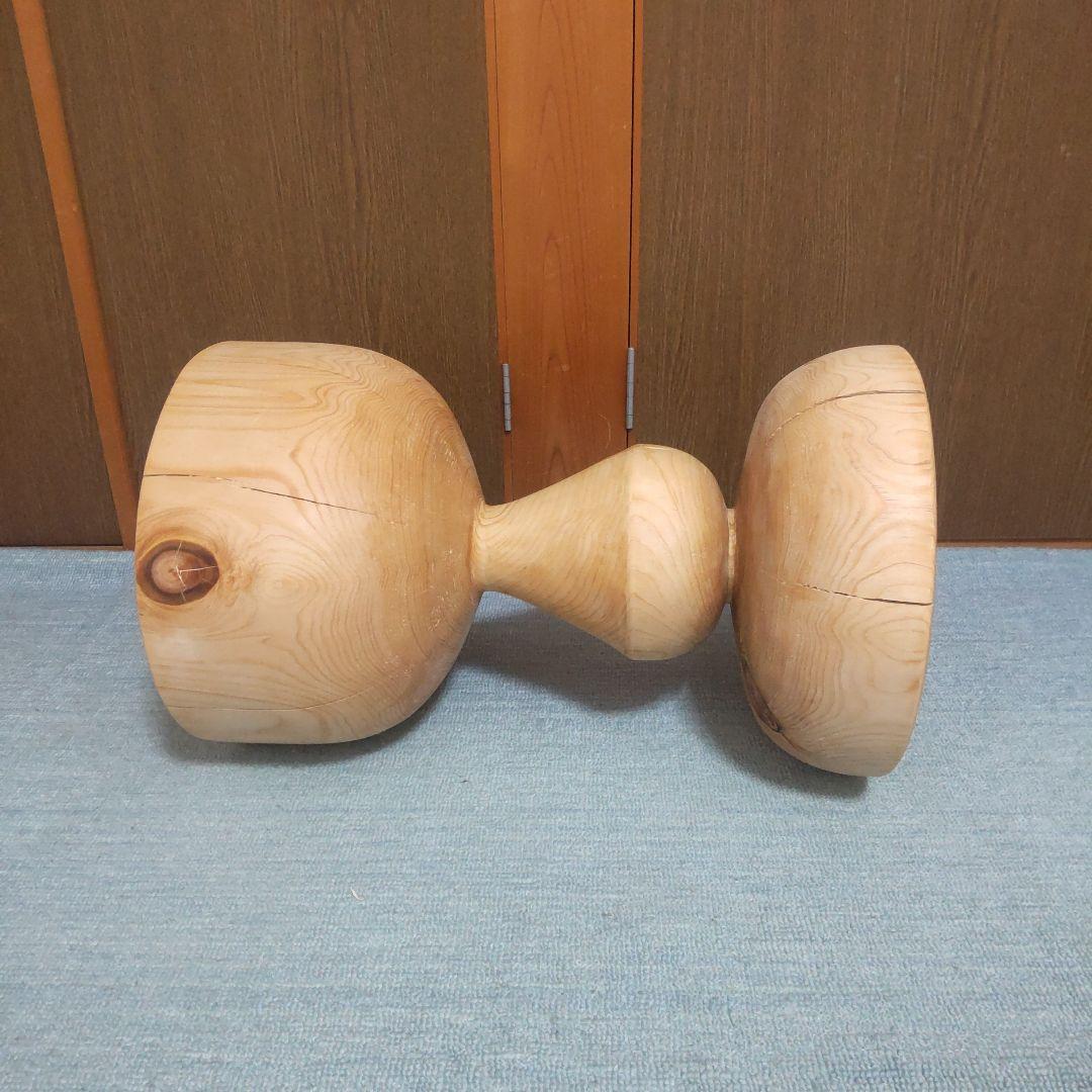 ヒバ丸太椅子スツール