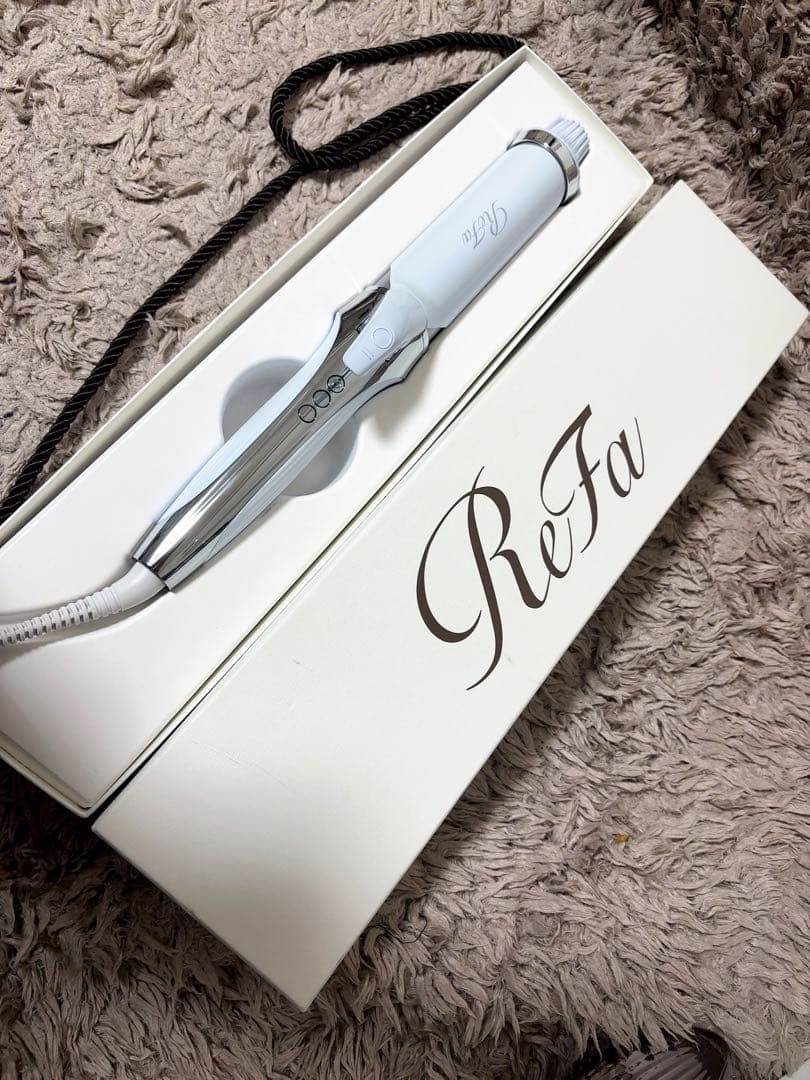 ReFa カールヘアアイロン ホワイト 箱付き 38mm 74b0c7bfd8943e7f6918ad07df3d0e