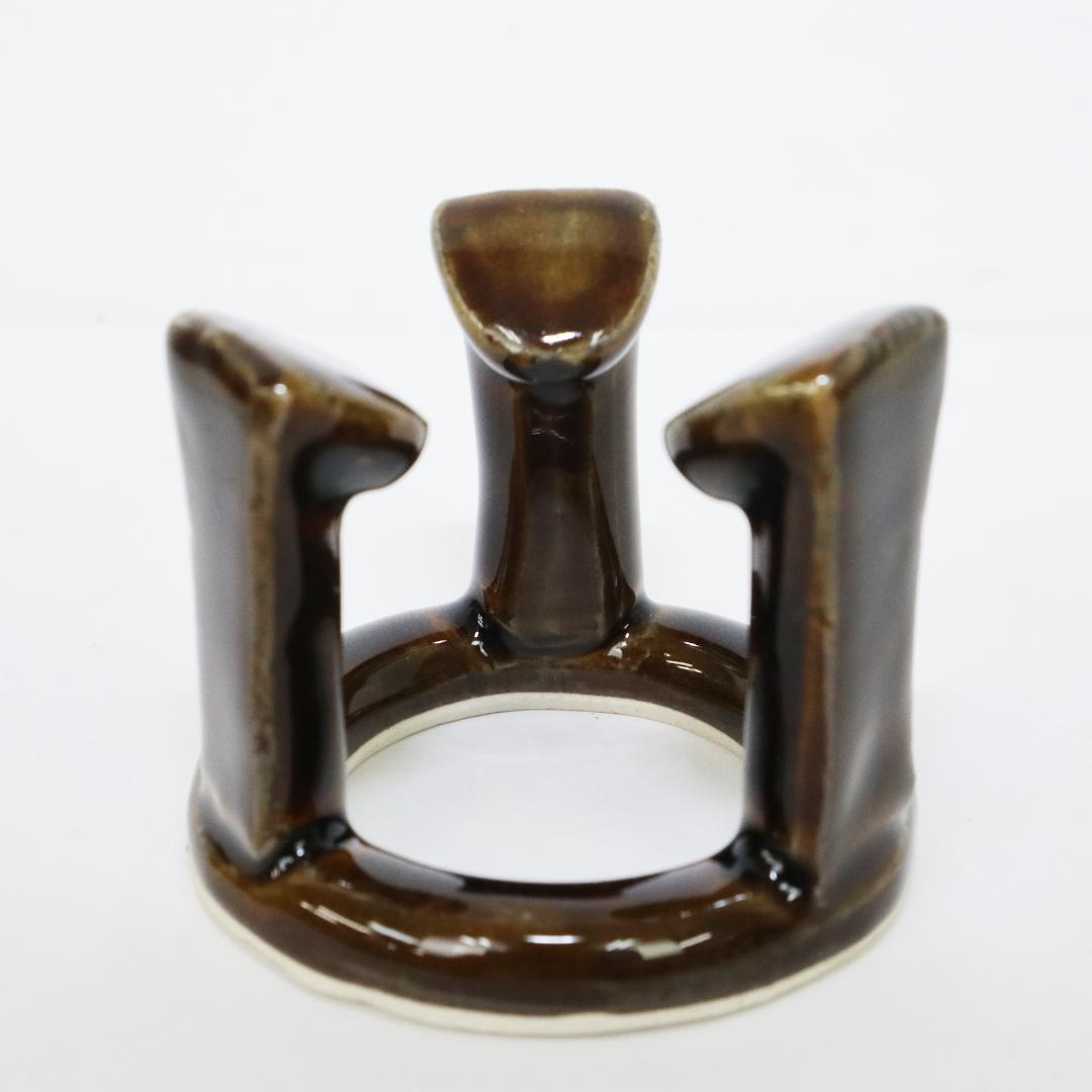 不老園窯造 色変り 七種蓋置 共箱 共箱