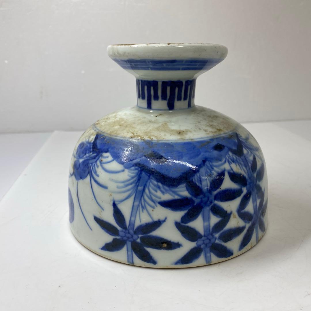 古伊万里　染付盃洗　中皿　蕎麦猪口色々　9点タコサ　東さ7-0323②