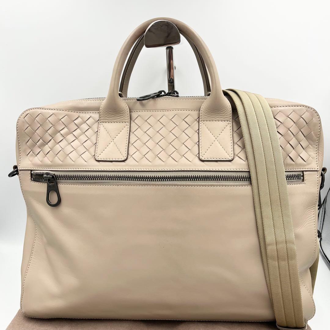 【美品】BOTTEGA VENETA ビジネスバッグ 2way 希少カラー