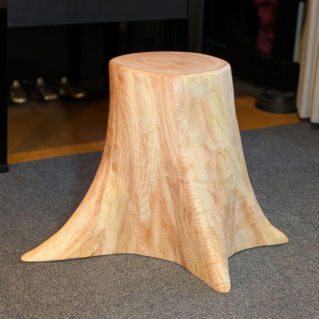 Ai　　檜　切り株　丸太　椅子　スツール　 高さ約32㎝