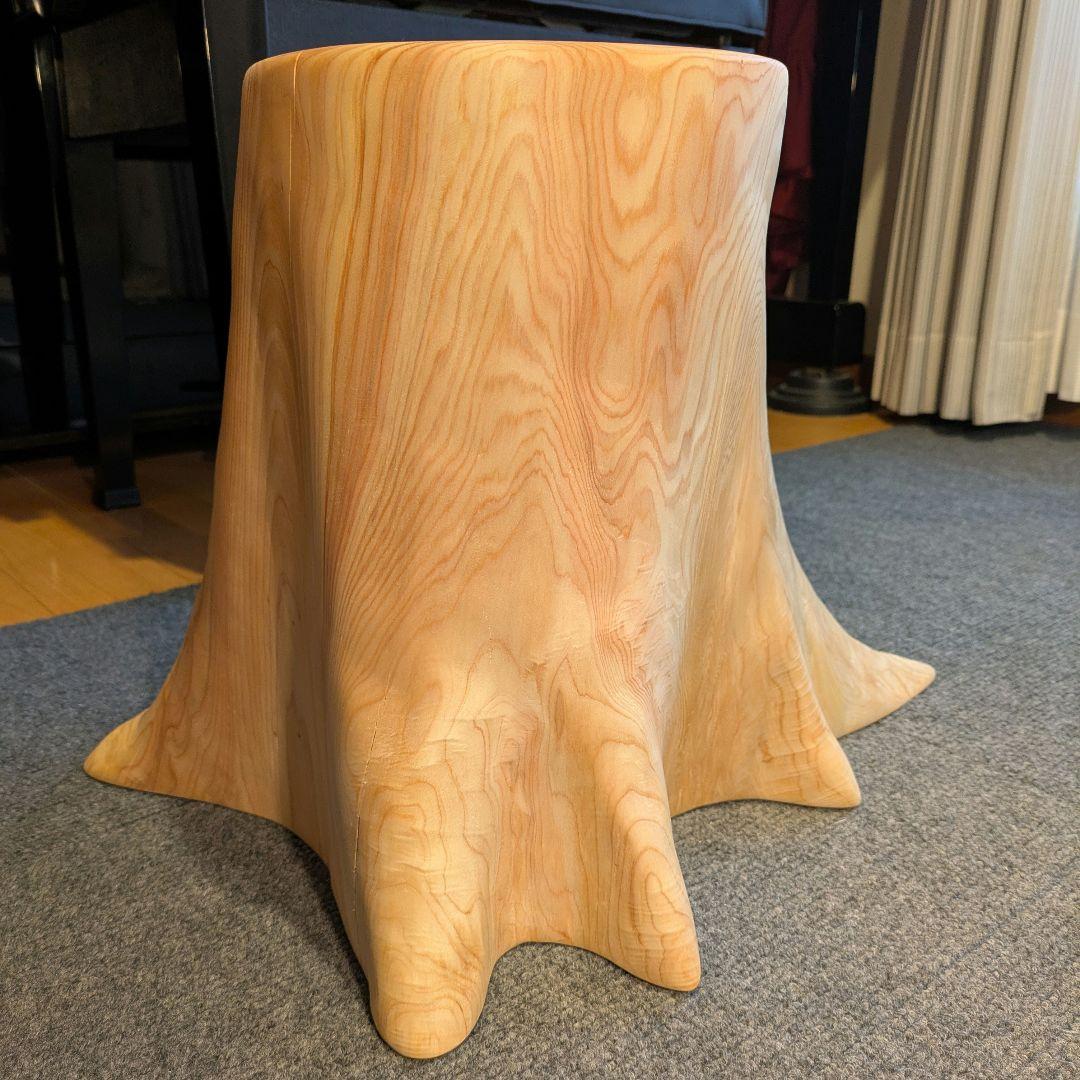 Ai　　檜　切り株　丸太　椅子　スツール　 高さ約32㎝