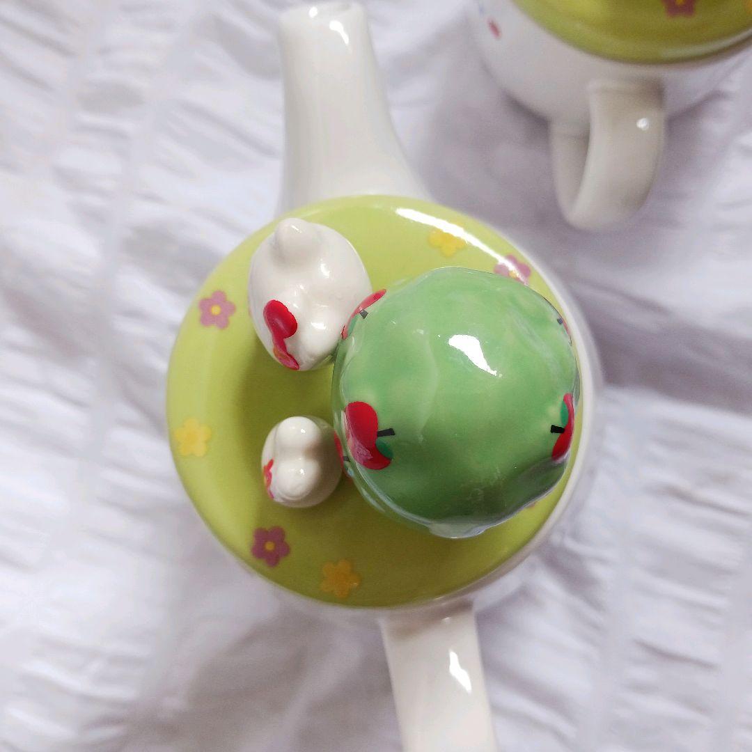 【2点セット】HELLO KITTY　ハローキティ　急須　コップ　レトロ　レア