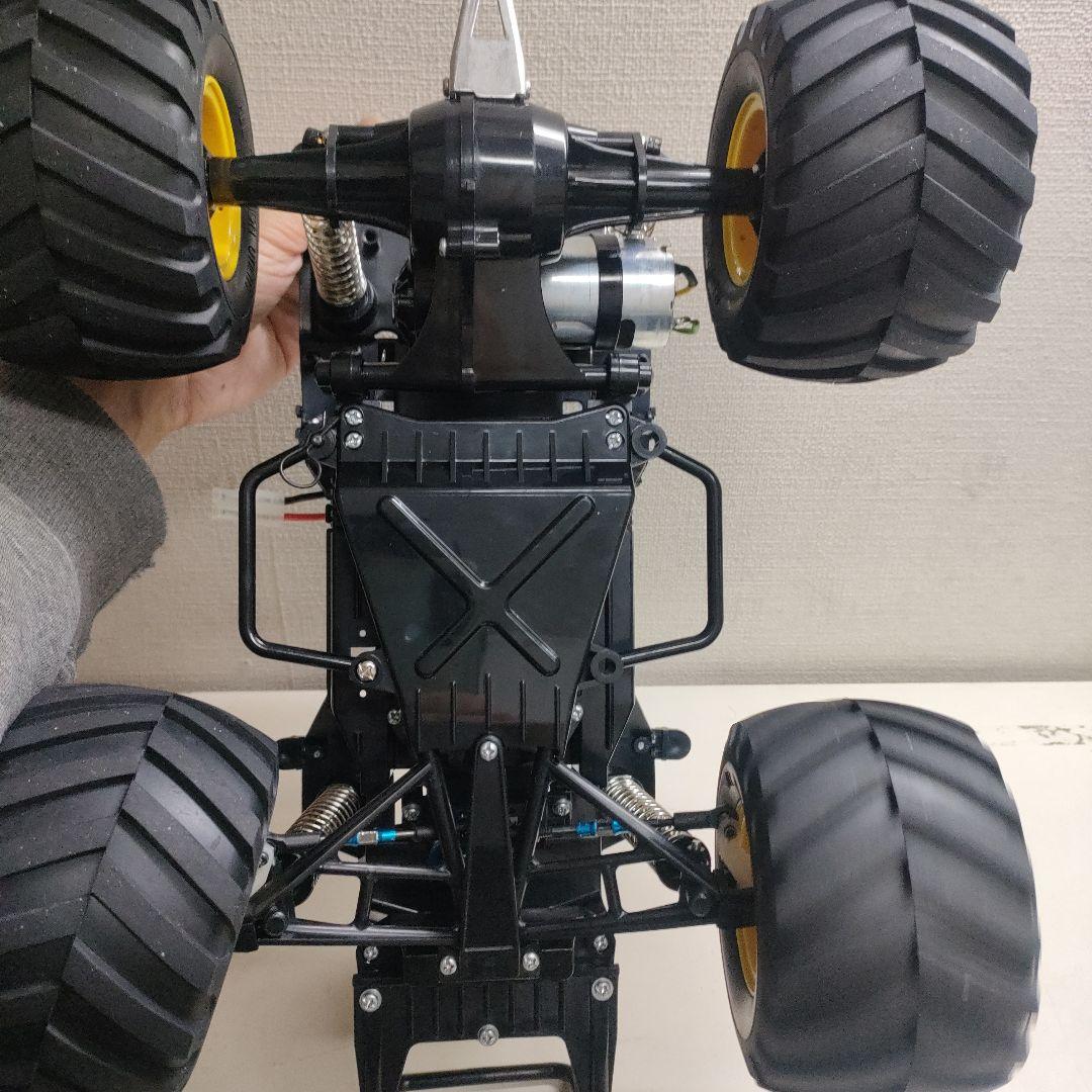 【走行少】タミヤ ミッドナイトパンプキン、プロポ、メカ付き