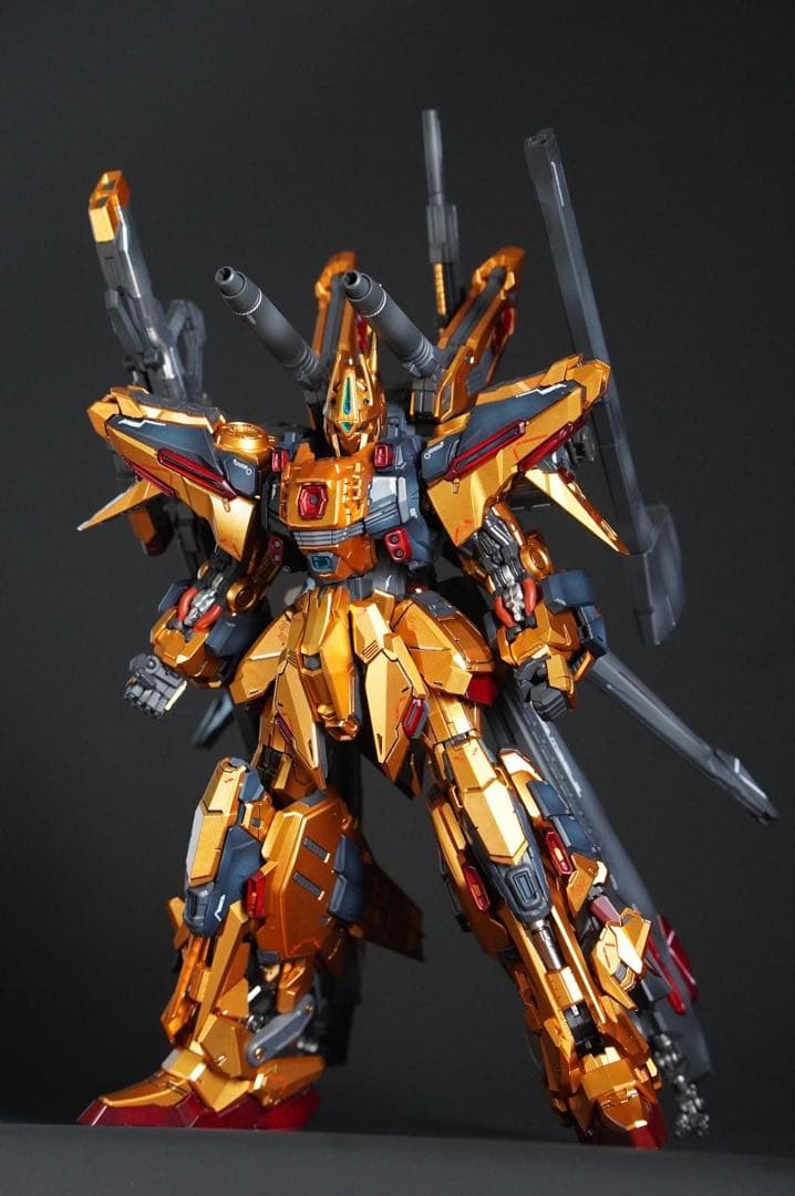 フルアーマー百式改　1/100 塗装完成品　LEDユニット付