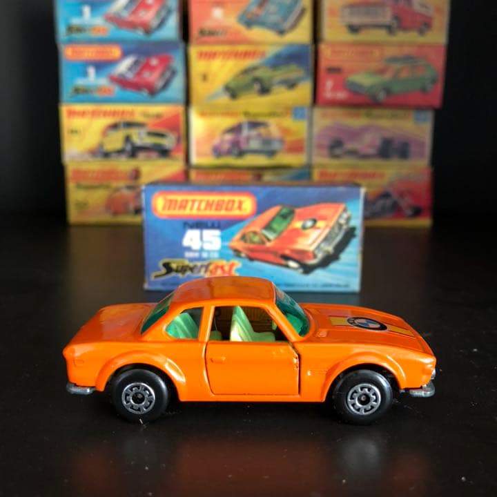 マッチボックス　ミニカー　BMW 30 CSL デッドストック　桐箱入り