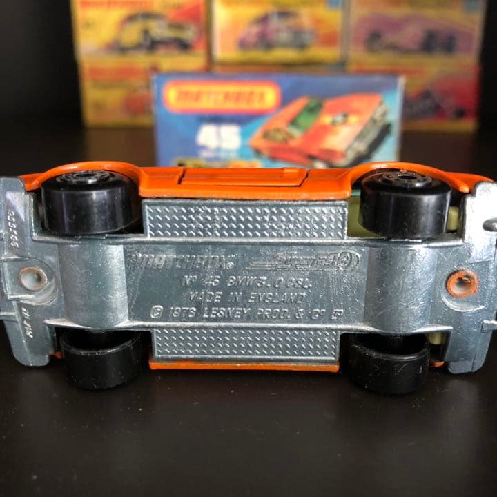 マッチボックス　ミニカー　BMW 30 CSL デッドストック　桐箱入り