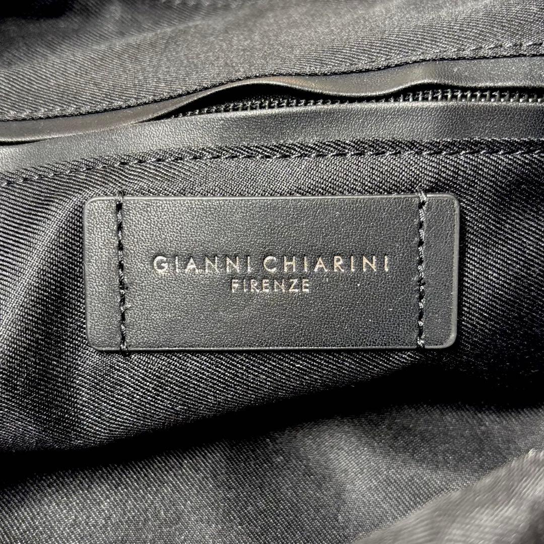 【未使用】　ジャンニキャリーニ　アリファM 2way ショルダーバッグ　ネイビー