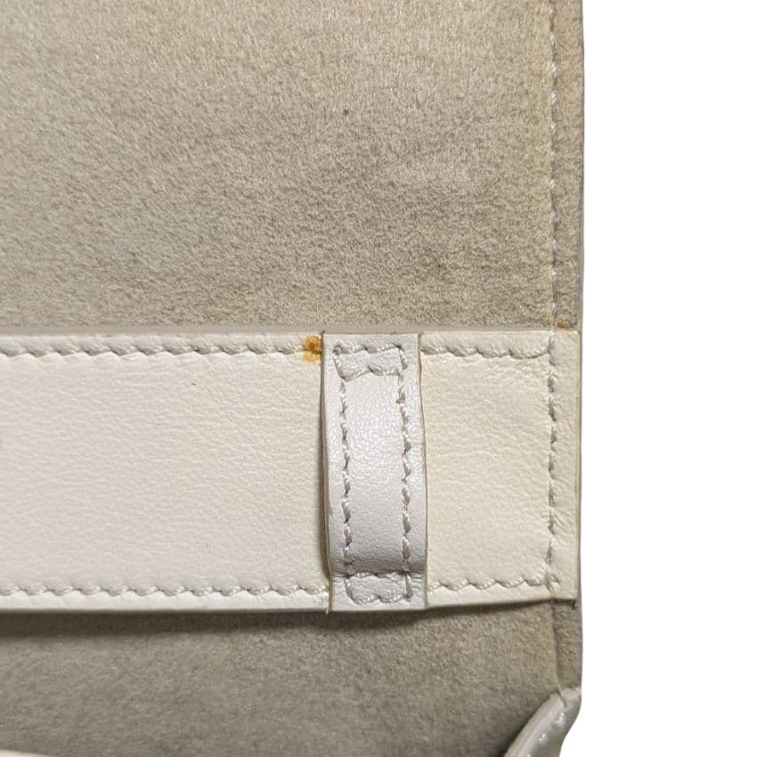 【極美品】TOD'Sトッズ Tタイムレス　アイボリー レザー ショルダーバッグ