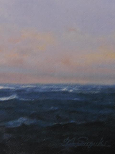 鈴木政輝、海の伝説、希少な画集より、新品高級額、額装付、状態良好