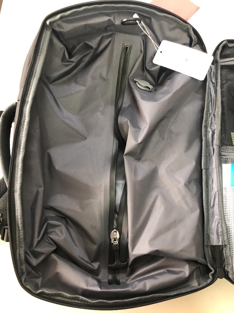 真空圧縮リュックサック 黒 30 17 46 cm ポンプ無 倍尺