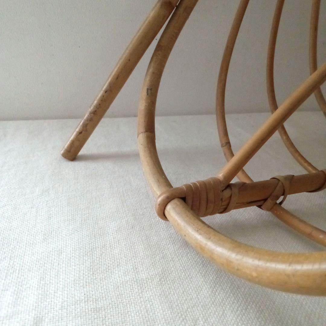 籐のマガジンラック スウェーデン 北欧 ヴィンテージ｜北欧ビンテージ