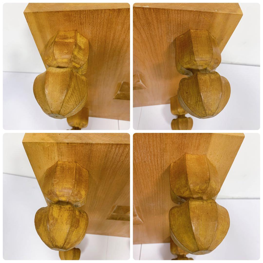 【送料込】高級 任天堂 極厚 約4.8寸 囲碁 本榧 目が繊細 ヘソ 脚付き