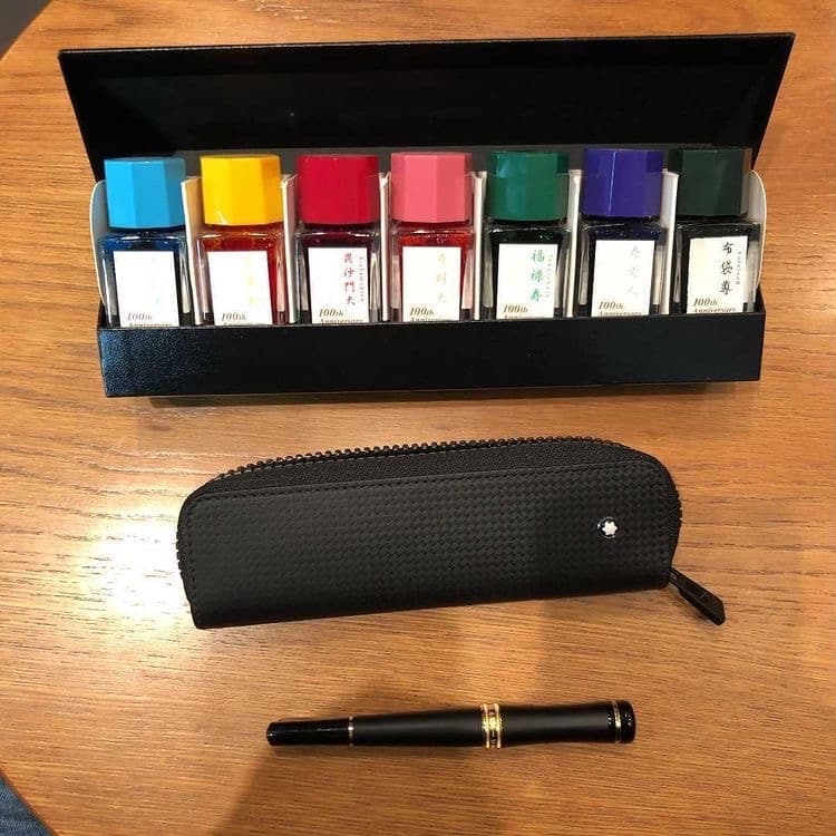 モンブラン万年筆モンブランペンケースインク