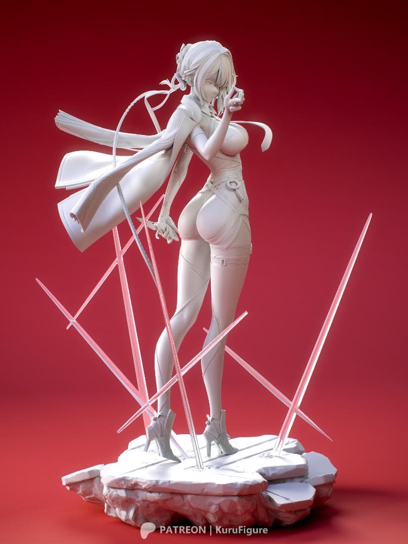 1/7正規品ガレージキット ゼンゼロ イヴリン / 未塗装未組立