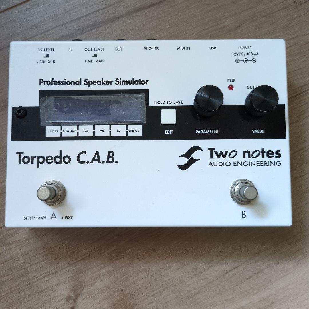 q*e様 Two notes Torpedo C.A.B. キャビネットシミュレ Two Notes Torpedo C.A.B. キャビネットシミュレーター q*e様 Two