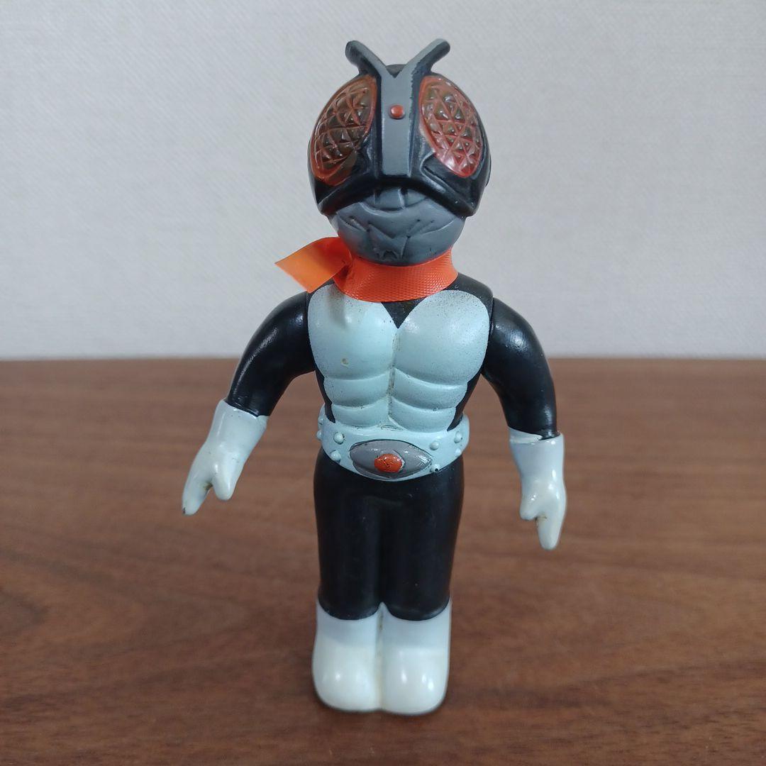 当時物　「仮面ライダー面取れ」激レアな指人形ミニソフビフィギュア 当時物 「仮面ライダー面取れ」激レアな指人形ミニソフビフィギュア