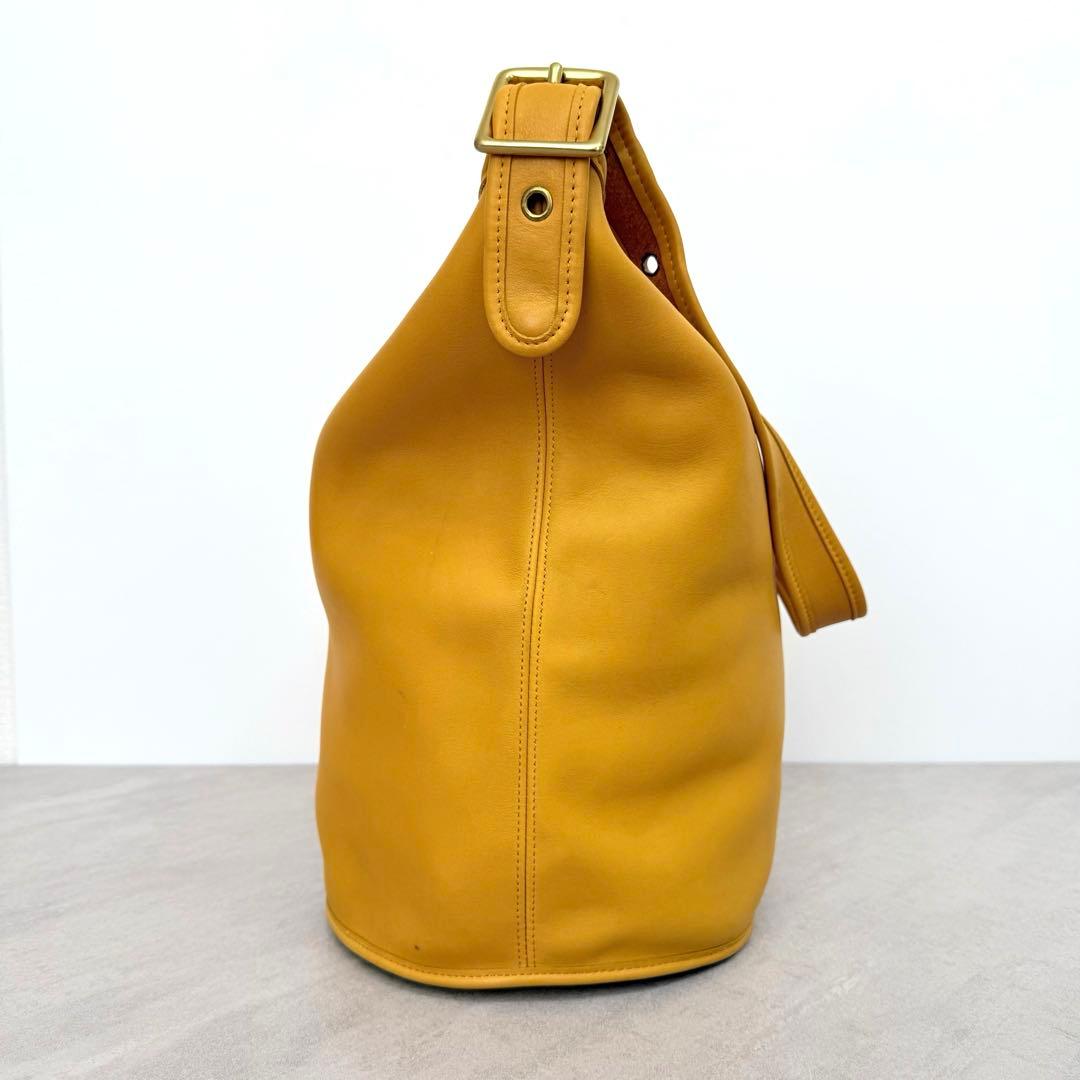 オールドコーチ OLDCOACH ショルダーバッグ バケツ USA製 イエロー