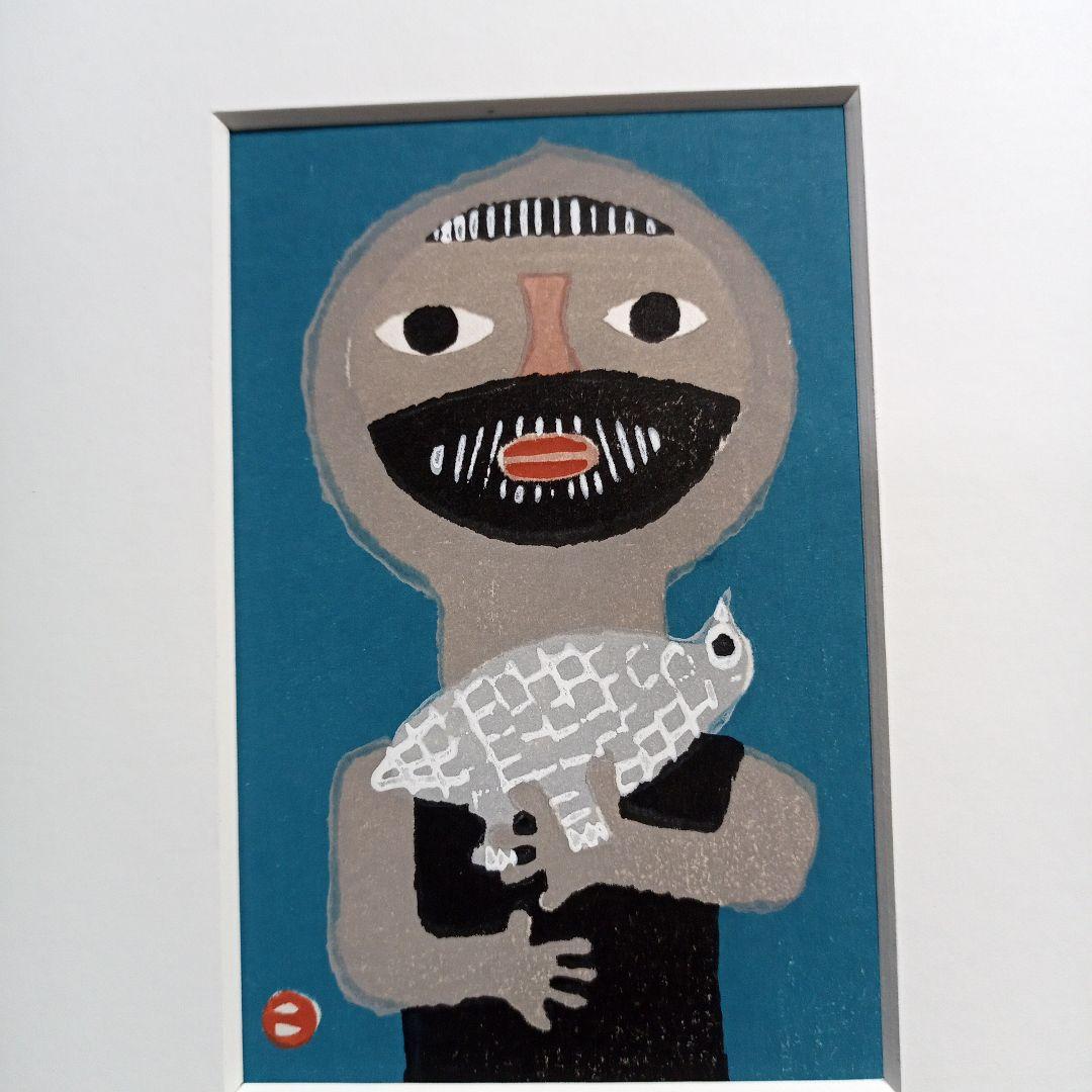 岡田露愁 おかだろしゅう WETYCAT 版画 （116/152）55×44cm