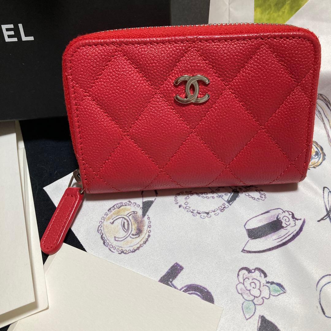 超美品☆CHANEL☆ケース キルティング☆クラシック☆キャビアスキン☆