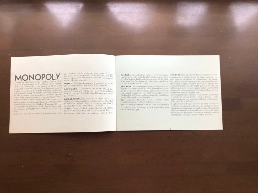 超レアな帯付き！昭和57年、1982年製？) モノポリー