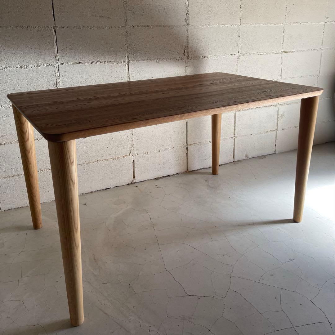 美品　大塚家具　ダイニングテーブル　オーク無垢材
