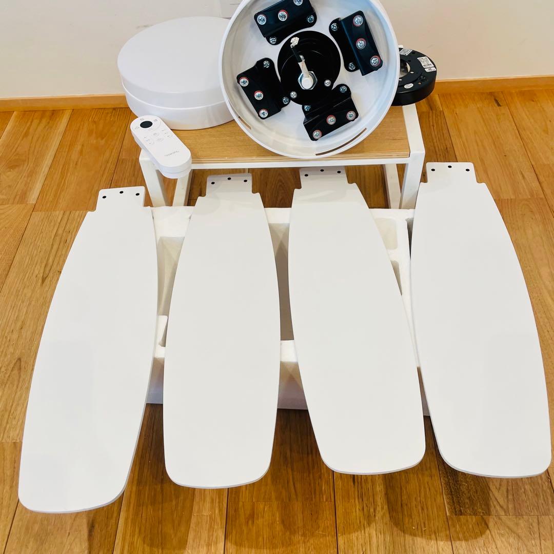 【未使用品】VENTOTA シーリングファンライト ナチュラル&ホワイト