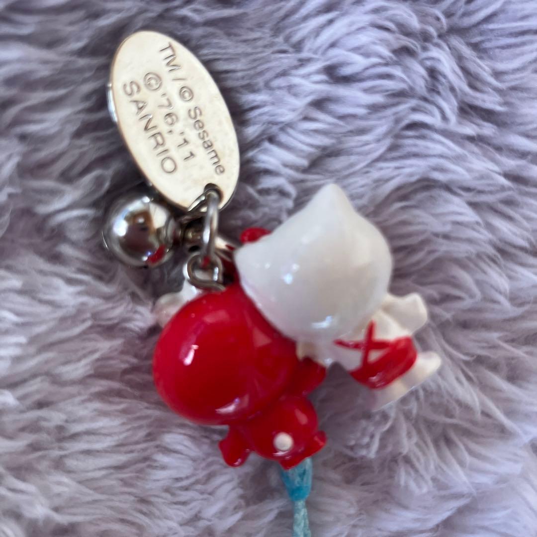 2011年USJエルモとキティコラボストラップ未使用