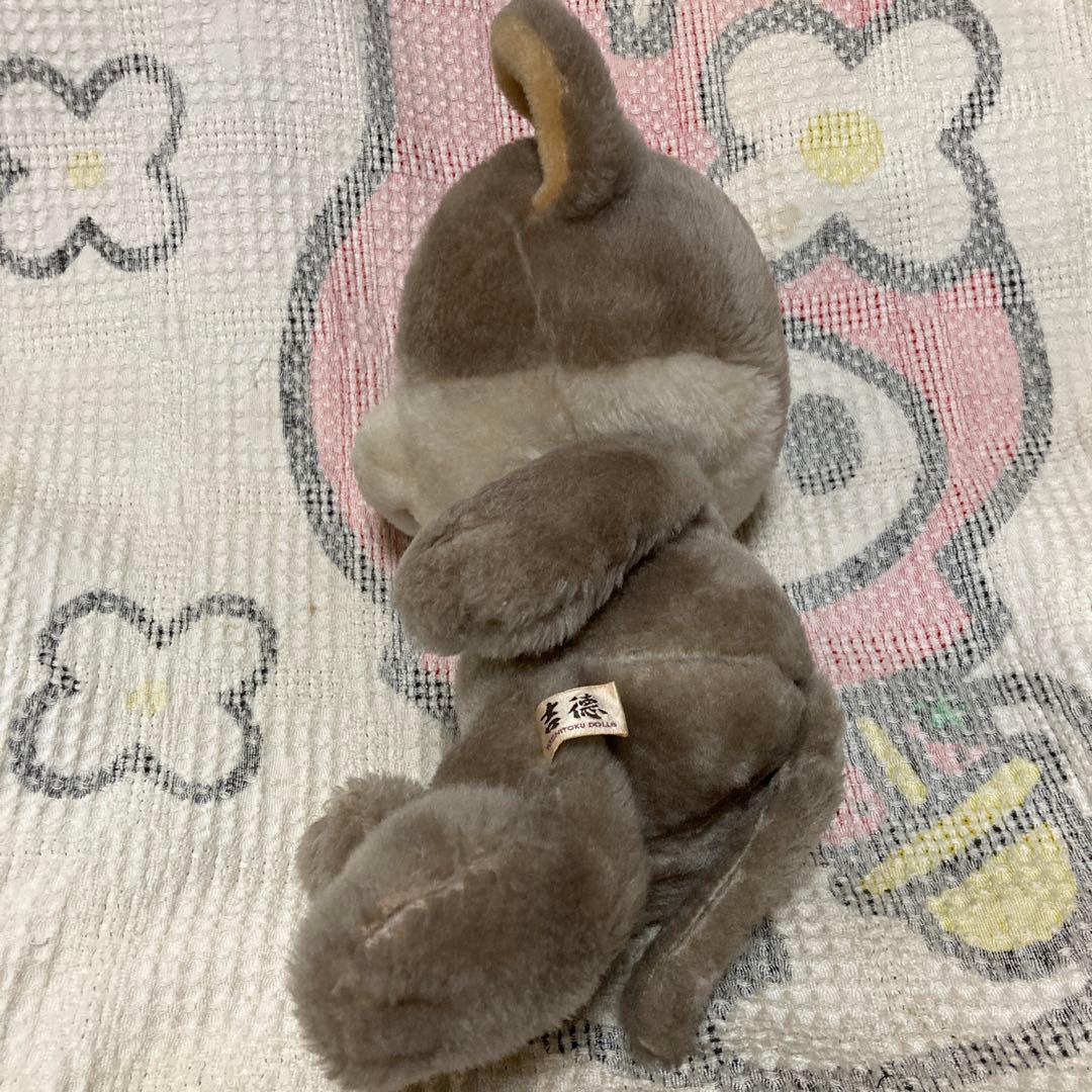 吉徳　昭和レトロ　ヴィンテージ ネコ　ぬいぐるみ　中古品