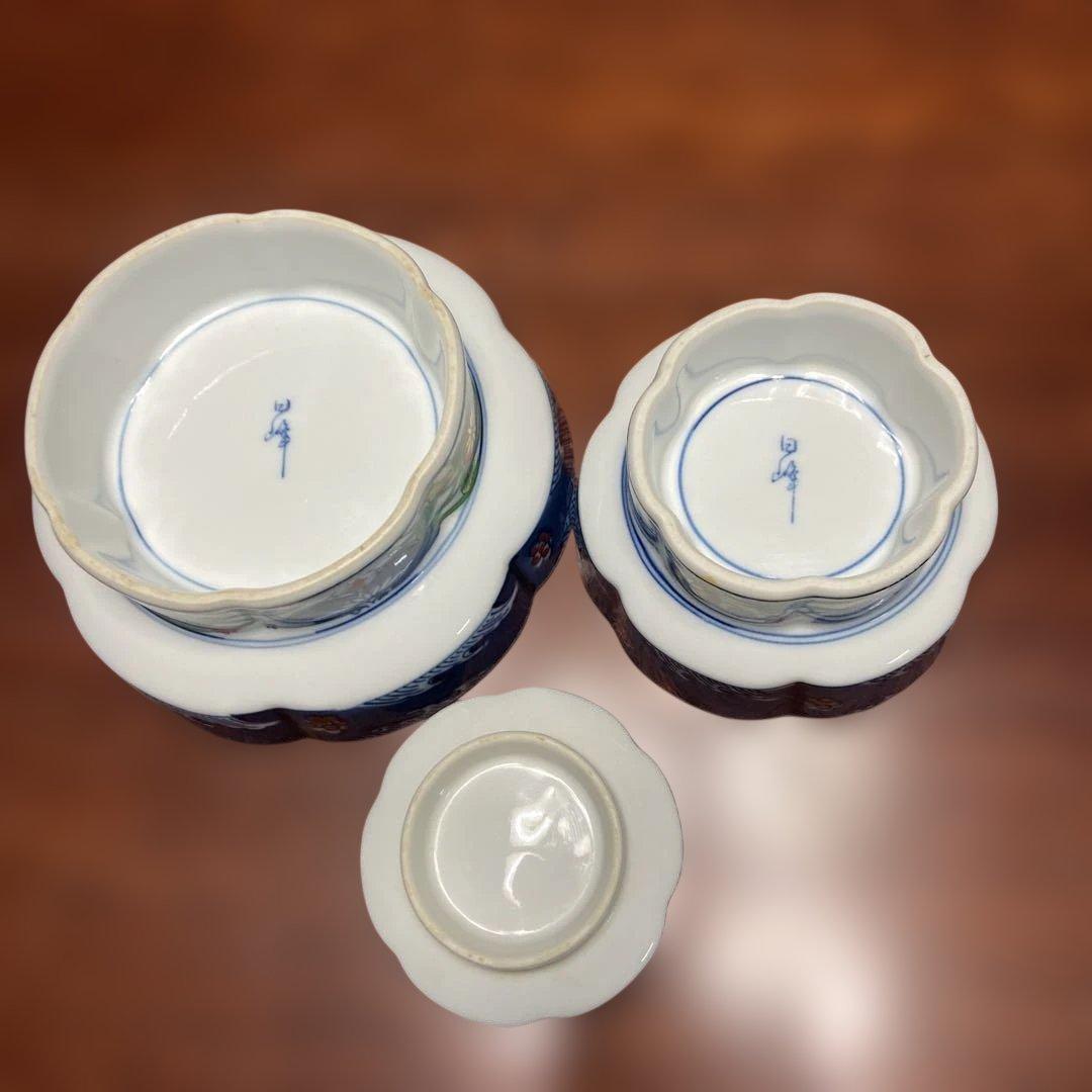 有田焼染錦古伊万里セット 刺身鉢5個 中鉢5個 醤油皿5個 - メルカリ