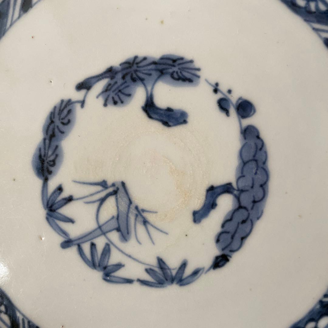 逸品】辻清明 絵唐津 ぐい呑 共箱，共布 唐津焼