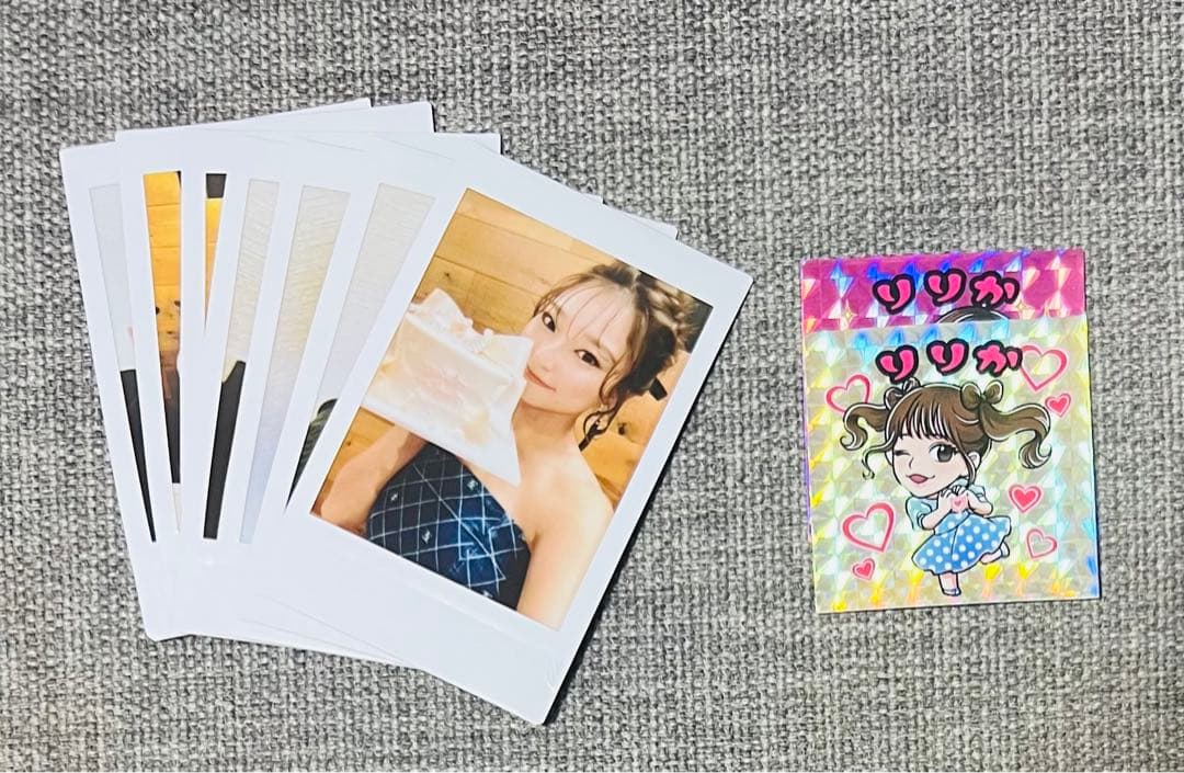 りりか Ririka インフルエンサー HBD ブロマイド チェキ ステッカー