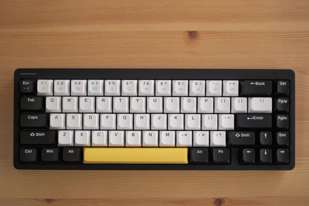 Nuphy Halo65 Night Breeze Oliviaキーキャップ他付